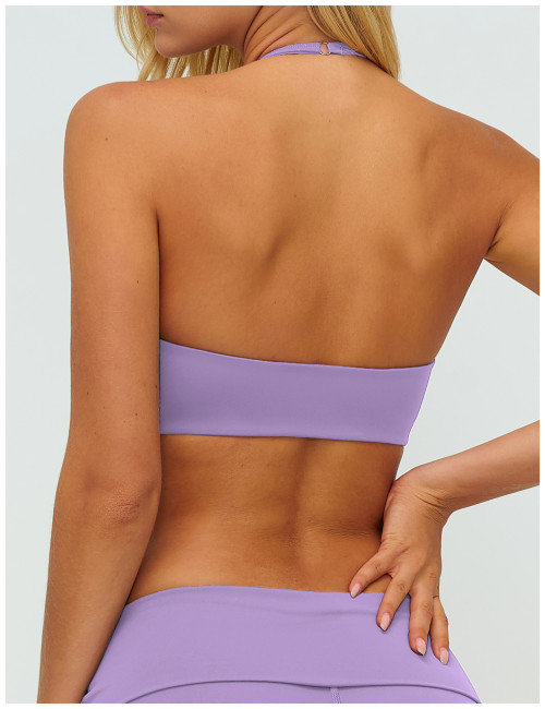 Custom Yoga bra |Wholesale Yoga bra halter neck open back tight-fitting sports bra for sports