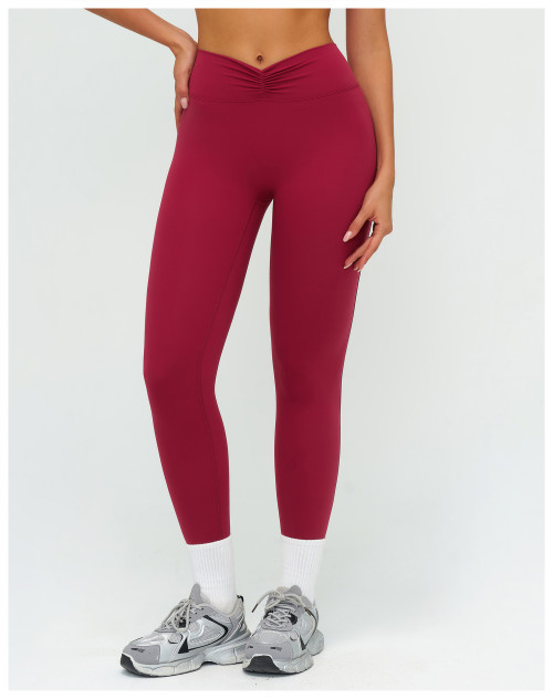 Custom yoga leggings|Wholesale Yoga legging brushed high-waisted tight-fitting suitable for outdoor