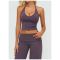 Custom Yoga Vest| Wholesale Yoga V-neck halter neck tight-fitting sportswear Outdoor running