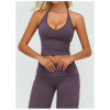 Custom Yoga Vest| Wholesale Yoga V-neck halter neck tight-fitting sportswear Outdoor running