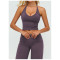 Custom Yoga Vest| Wholesale Yoga V-neck halter neck tight-fitting sportswear Outdoor running