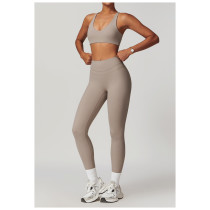 Custom yoga leggings|Wholesale Tight-fitting high-waisted yoga leggings fitness pants for outdoor