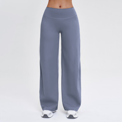 Custom yoga leggings|Wholesale Flare Pants Loose-fitting wide-leg casual trouser for outdoor running