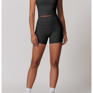 Custom Sports Shorts|Wholesale Tight-fitting yoga shorts high-waisted for running and fitness