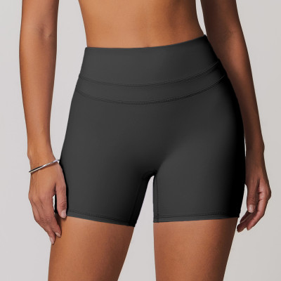 Custom Sports Shorts|Wholesale Tight-fitting yoga shorts high-waisted for running and fitness