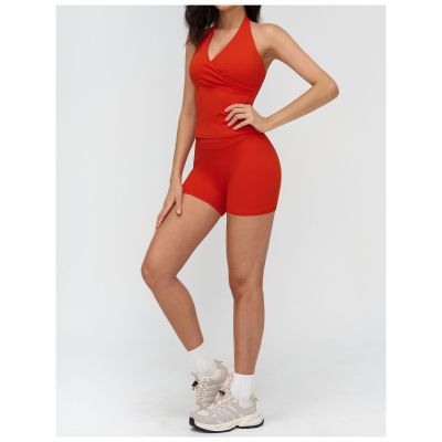 Custom Yoga Vest| Wholesale Halter yoga vest tight-fitting outdoor running and fitness