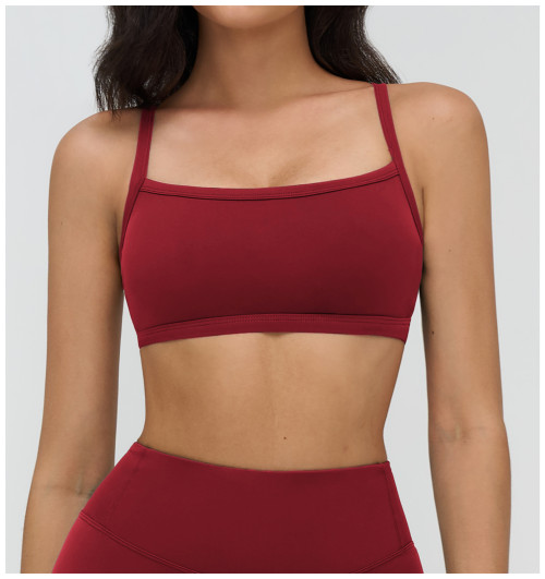 Custom Yoga bra|Wholesale Yoga bra with open back fashionable underwear suitable for casual fitness