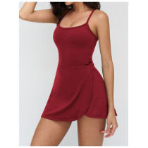 Custom tennis skirts|Wholesale Yoga dress anti-exposure casual outdoor sports tennis skirt