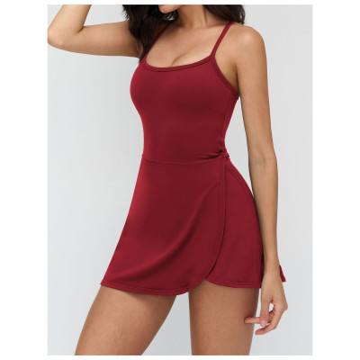 Custom tennis skirts|Wholesale Yoga dress anti-exposure casual outdoor sports tennis skirt