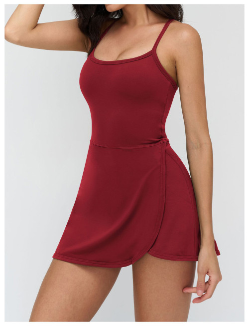 Custom tennis skirts|Wholesale Yoga dress anti-exposure casual outdoor sports tennis skirt