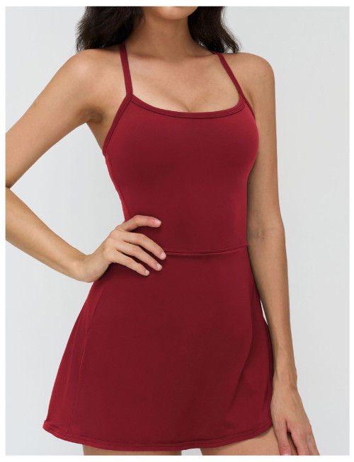 Custom tennis skirts|Wholesale Yoga dress anti-exposure casual outdoor sports tennis skirt