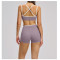 Custom Yoga bra|Wholesale Quick-drying tight-fitting cross-back sports vest for running and fitness