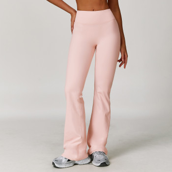 Custom yoga leggings|Wholesale High-waisted yoga leggings tight-fitting wide-leg flared pants
