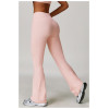 Custom yoga leggings|Wholesale High-waisted yoga leggings tight-fitting wide-leg flared pants