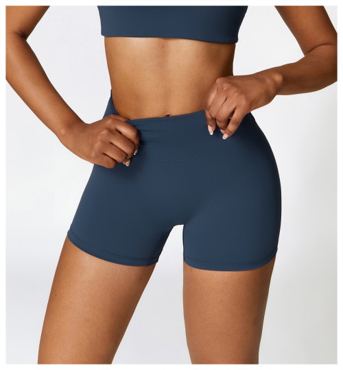 Custom Sports Shorts|Wholesale Yoga shorts high-waist tummy-control fitness butt-lifting running