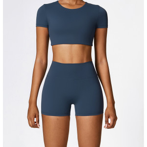 Custom Sports Shorts|Wholesale Yoga shorts high-waist tummy-control fitness butt-lifting running