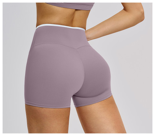 Custom Sports Shorts|Wholesale Yoga shorts high-waist quick-drying shorts sports running shorts