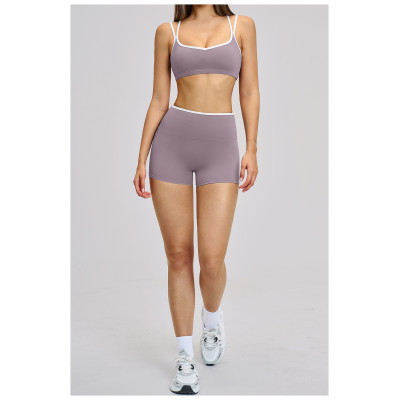 Custom Sports Shorts|Wholesale Yoga shorts high-waist quick-drying shorts sports running shorts
