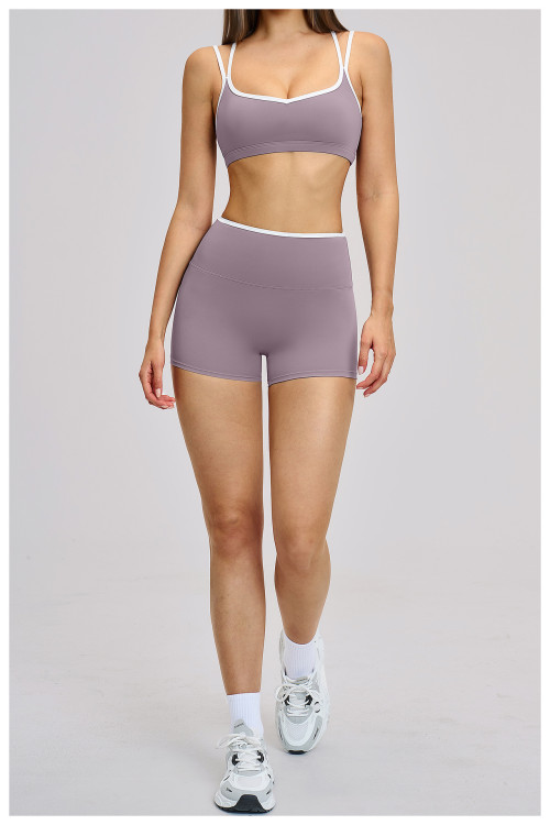 Custom Sports Shorts|Wholesale Yoga shorts high-waist quick-drying shorts sports running shorts