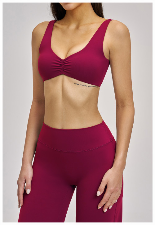 Custom Yoga bra|Wholesale Sports bra sexy backless yoga bra push-up sports bra  running fitness bra