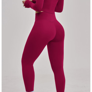 Custom Yoga Sets|Wholesale Long-sleeved yoga set, sports running set, fitness set, versatile