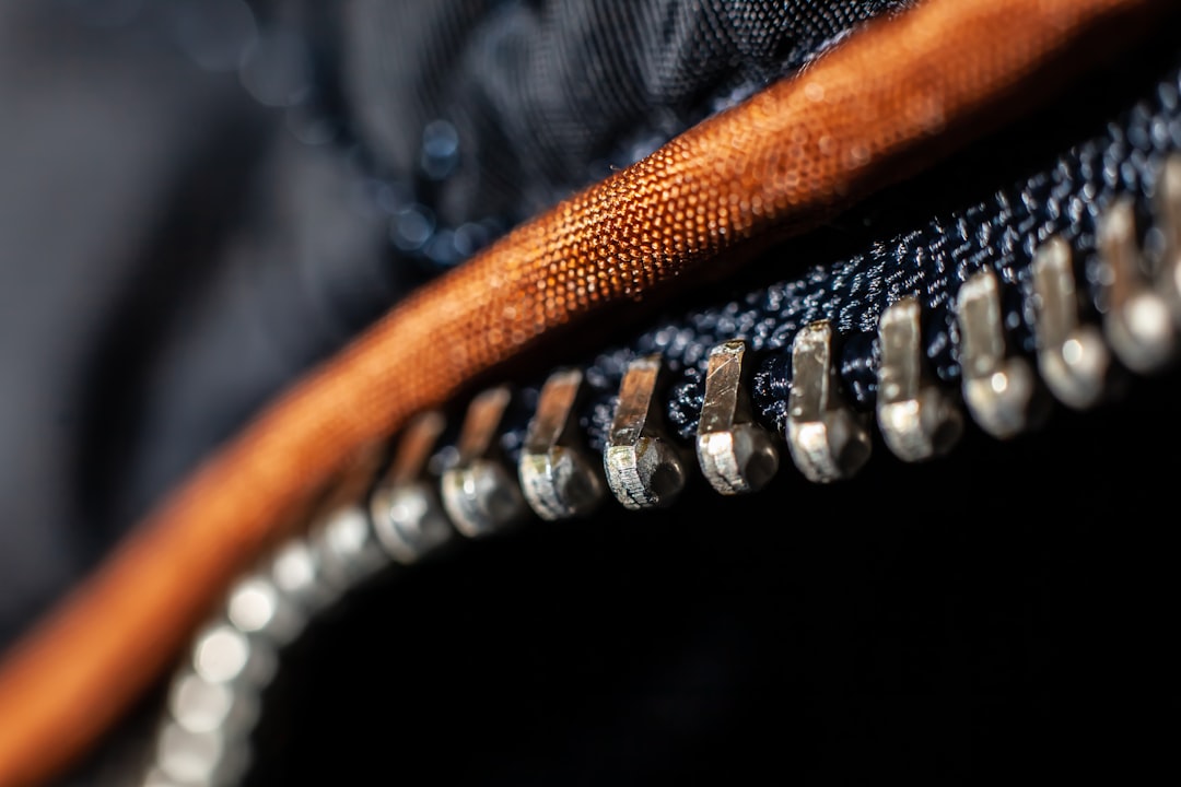 Close-up of durable flatlock seams on a pair of leggings