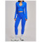 Custom Yoga Sets|Wholesale Seamless winter zipper yoga set is suitable for sports and fitness