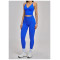 Custom Yoga Sets|Wholesale Seamless Yoga Set Racerback Fitted Fitness Wear High Elasticity Running