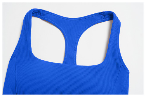 Custom Yoga Sets|Wholesale Seamless Yoga Set Racerback Fitted Fitness Wear High Elasticity Running