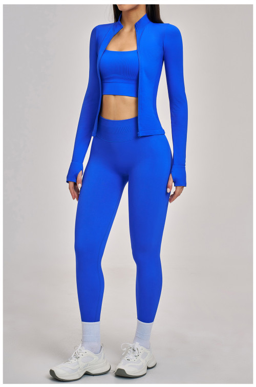 Custom Yoga Sets|Wholesale Yoga Set Seamless Racerback Fitted Running and Cycling Fitness Clothing