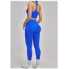 Custom Yoga Sets|Wholesale Summer Yoga Set with Seamless Racerback for Running and Cycling