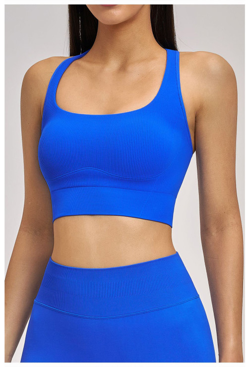 Custom Yoga bra|Wholesale Seamless Yoga Bra with Beautiful Back Quick-Drying Sports Top for Running