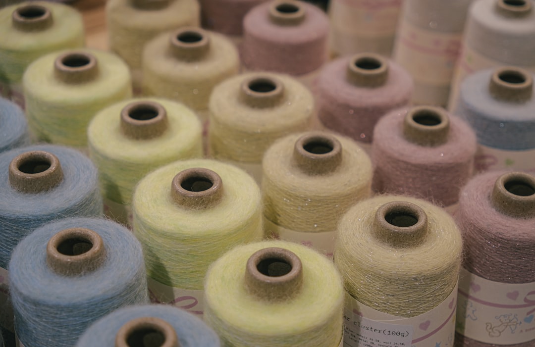 Rolls of sustainable activewear fabric made from recycled materials