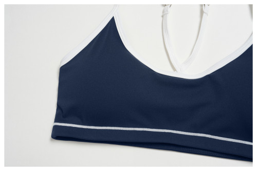 Custom Yoga Sets|Wholesale Color-blocked bodycon yoga suit for outdoor running