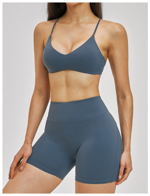 Custom Yoga Sets|Wholesale New backless yoga set slimming and quick-drying suitable for outside