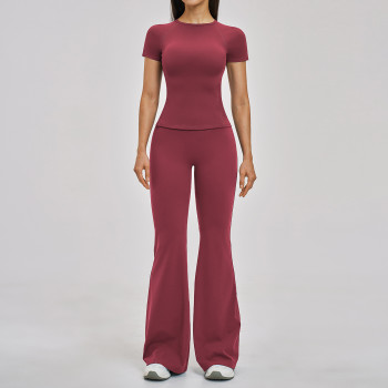 Custom Yoga Sets|Wholesale New slim-fit quick-drying sportswear casual sports yoga outfit