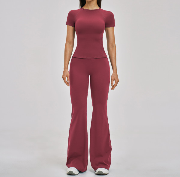 Custom Yoga Sets|Wholesale New slim-fit quick-drying sportswear casual sports yoga outfit