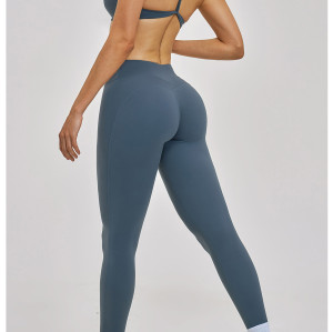 Custom Yoga Sets|Wholesale Sporty brushed backless suit, high-end fashion yoga wear, running outfit