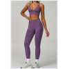 Custom Yoga Sets|Wholesale Seamless set slimming and quick-drying fitness wear suitable for outdoor