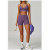 Custom Yoga Sets|Wholesale Seamless set slimming and quick-drying fitness wear suitable for outdoor