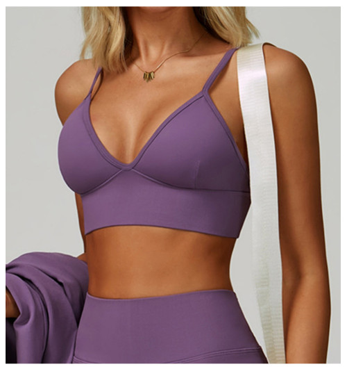 Custom Yoga bra|Wholesale Seamless yoga bra with a beautiful back quick-dry sports top for running