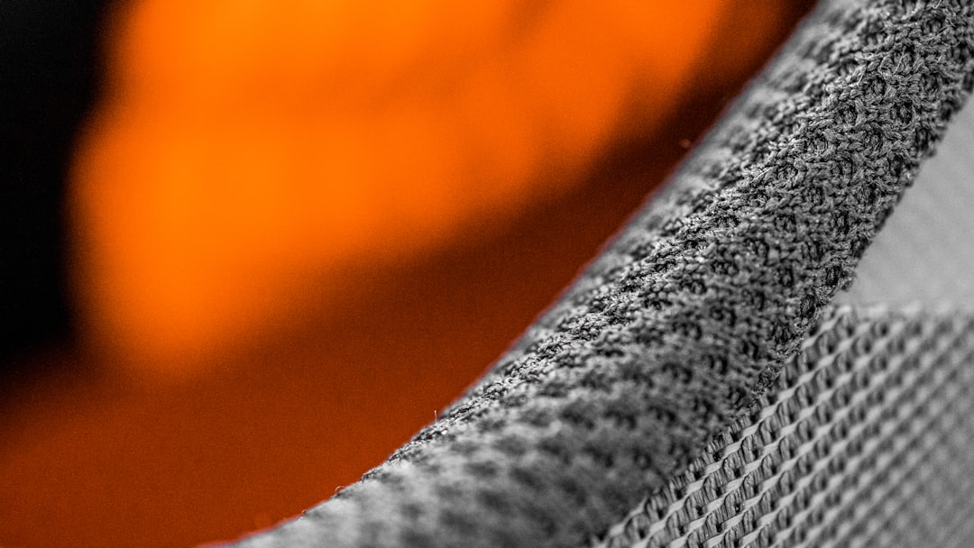 Detailed shot of high-quality activewear fabric and stitching