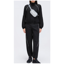 Custom Yoga Sets|Wholesale Women's Windproof Stand Collar Jacket Thin and Quick-Drying