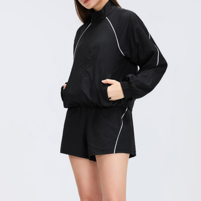 Custom Yoga Sets|Wholesale Quick-drying running shorts loose-fitting outdoor fitness sports set