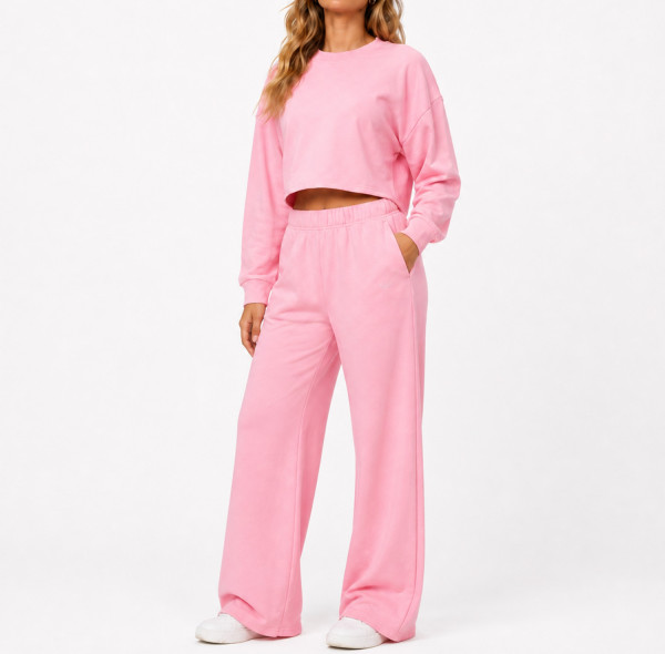 Custom Yoga Sets|Wholesale Long-sleeved casual fitness set women's winter sweatshirt for outdoor