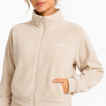 Custom Yoga Sets|Wholesale Women's casual fitness set, winter outdoor running sweatshirt