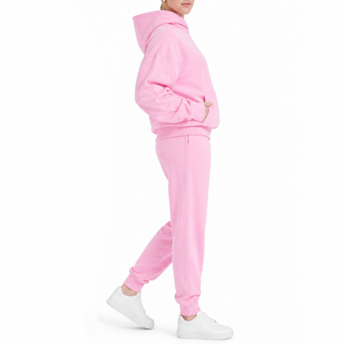 Custom Yoga Sets|Wholesale Winter casual fitness set, women's outdoor running sweatshirt