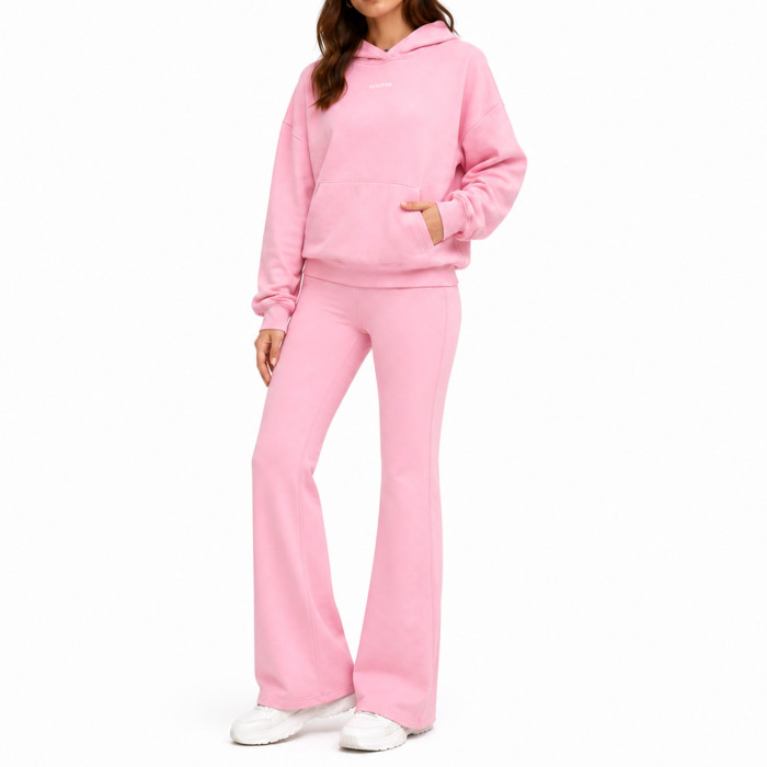 Custom Yoga Sets|Wholesale Winter casual fitness set, women's outdoor running sweatshirt