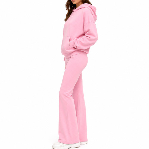 Custom Yoga Sets|Wholesale Winter casual fitness set, women's outdoor running sweatshirt