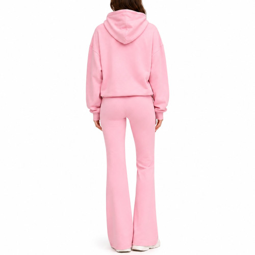 Custom Yoga Sets|Wholesale Winter casual fitness set, women's outdoor running sweatshirt